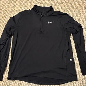 Women’s Nike Black Running Quarter-Zip Long Sleeve Top
